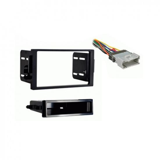 Fits Saturn S Series 2000-2002 SDIN Aftermarket Harness Radio tall Dash Kit