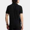 Polo Ralph Lauren FW22 Маленькая Пони Логотип Вышитая Рубашка Поло с Коротким Рукавом Мужские Топы Черный 710880327-001