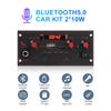 Плата декодера Bluetooth DIY, усилитель 20 Вт, микрофон 6,5 мм, DC 5 В, FM-радио, TF, USB, автомобильный аудиоплеер, динамики, регулятор громкости