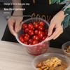 Disposable Round Plastic Food Container with Lid