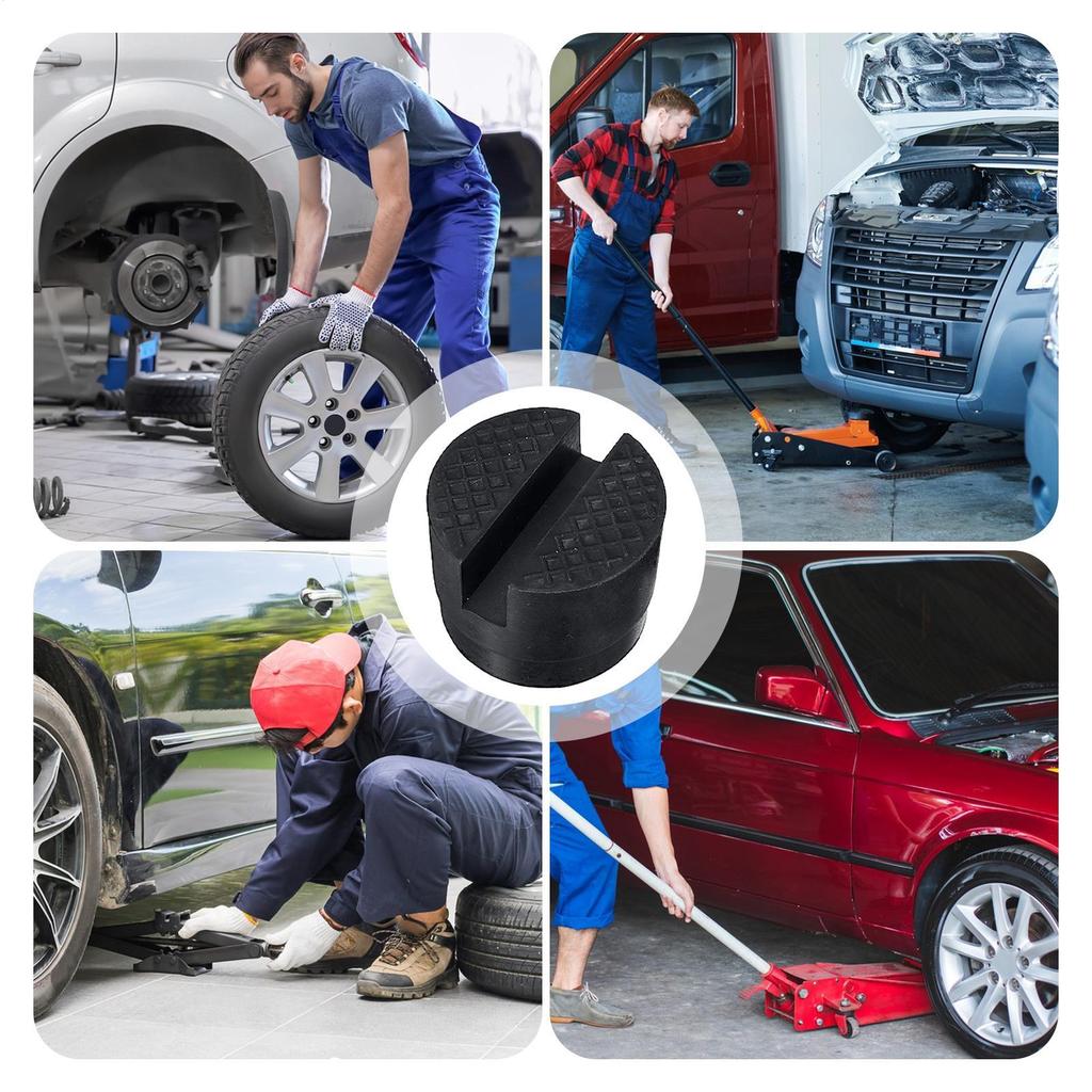 Car Lifting Jack Pad For Motorcycle Anti-Slip Wear-Resistant Protecting Rubber Car Jack Pad Automotive Mechanical Workshop Tools
