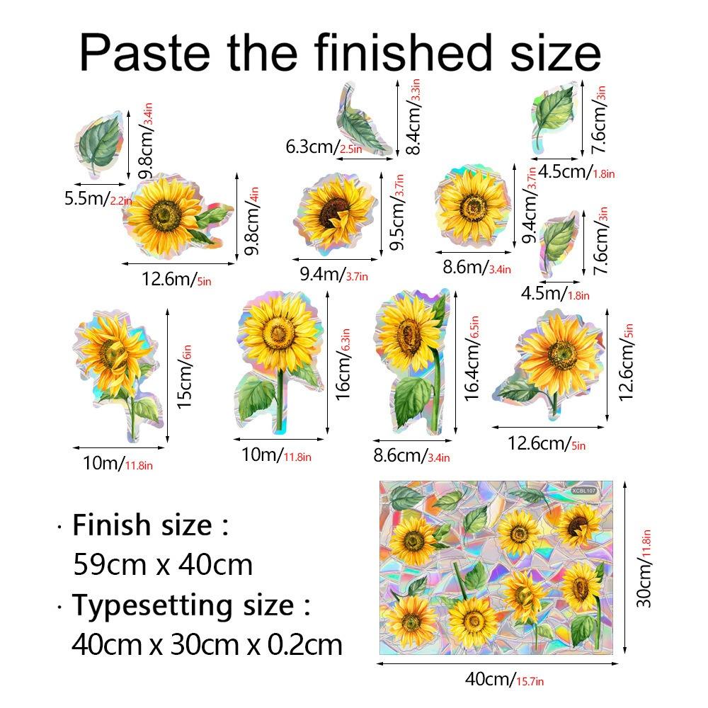 Новые наклейки на оконное стекло «Ловец солнца», электростатические радужные облака, бабочка, радужная призма солнца, наклейка на окно, украшение дома