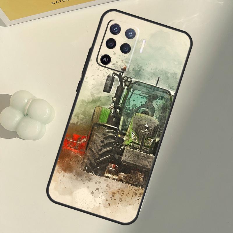 Чехол для автомобиля-трактора для OPPO A74 A94 A54 A1K A15 A16 A52 A72 A83 A91 A93 A53S A5 A9 A31 A53 2020, чехол