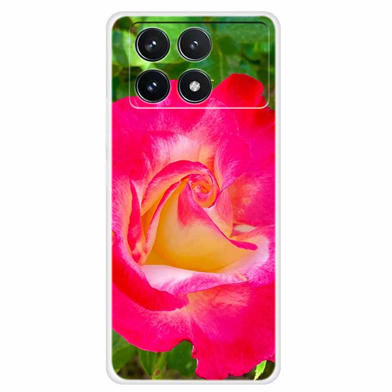 Clear Cover For Xiaomi Poco F6 Pro Case 2024 Paint Soft Silicone TPU Back Cases For Xiaomi Poco F6 Pro 5G Phone Cover Capa Coque