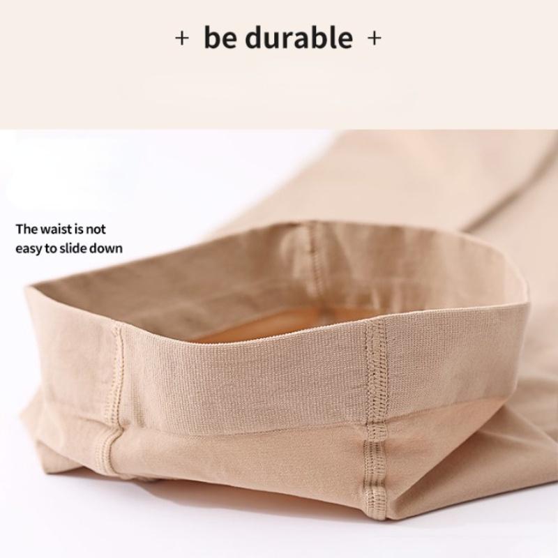 Теплые чулки женские большого размера, нескользящие колготки, полупрозрачные, тонкие, эластичные, бархатные колготки