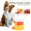 Dog Automatic Feeder Intelligent Cat Dog Puzzle Feeder Interactive Pet Food Treat Dispenser Cartoon Duck Design for Dog Training