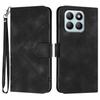 For Honor X8b 4G/Honor X8c 4G Wallet Case Line Imprinted PU Leather Phone Cover with Strap