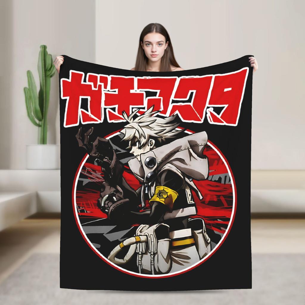 Zanka Nijik Gachiakuta Anime Knitted Blankets Flannel Throw Blankets Air Conditioning Personalised Lightweight Bedspreads