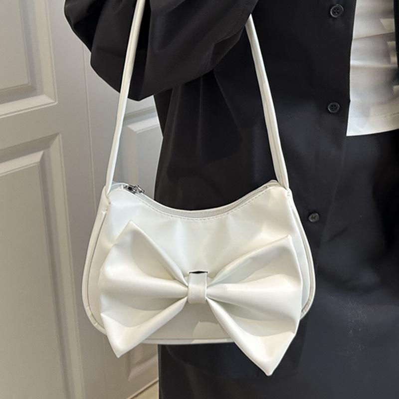 2025 новая сумка через плечо с бантом, женская летняя модная трендовая сумка через плечо, нишевый дизайн, женская сумка-мессенджер