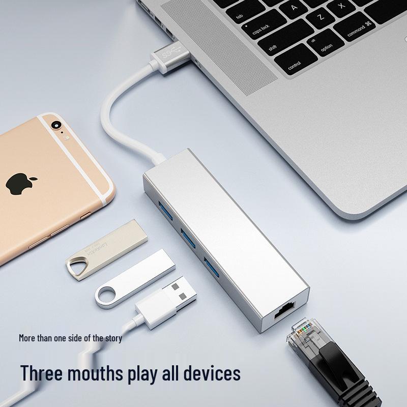 Сетевая карта RJ45 + USB 2.0 концентратор с поддержкой Gigabit