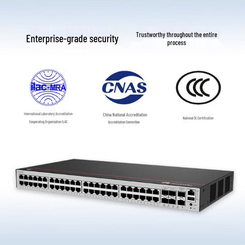 Huawei 48-Port Gigabit + 4-Port 10 Gigabit Ethernet Switch