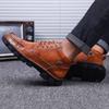 Мужские ботинки ручной работы из натуральной кожи, удобные ботильоны для мужчин, повседневная обувь, уличные ботинки