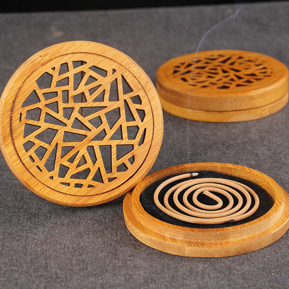 Yoga Studio Buddhist Coils Incense Home Decor Desktop Ornament Incense Holder Censer Ash Catcher