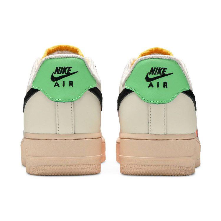 Nike Air Force 1 Sail Multi Synthetic Leather Casual Slip Resistant Cushioning Slip Resistant Cushioning Low top DJ5933-100
