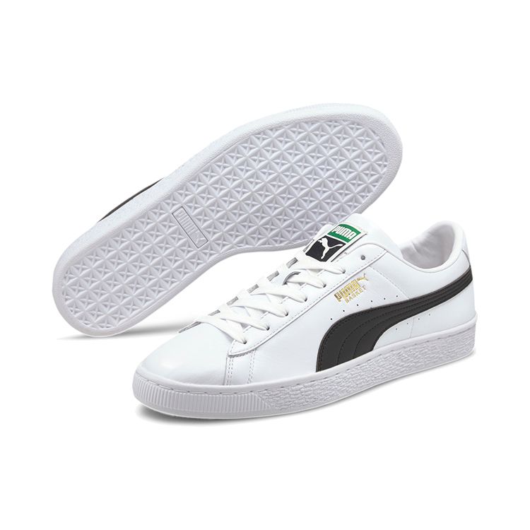 Puma Кроссовки Basket Classic 21 Унисекс Белый Черный Низкие 374923-02