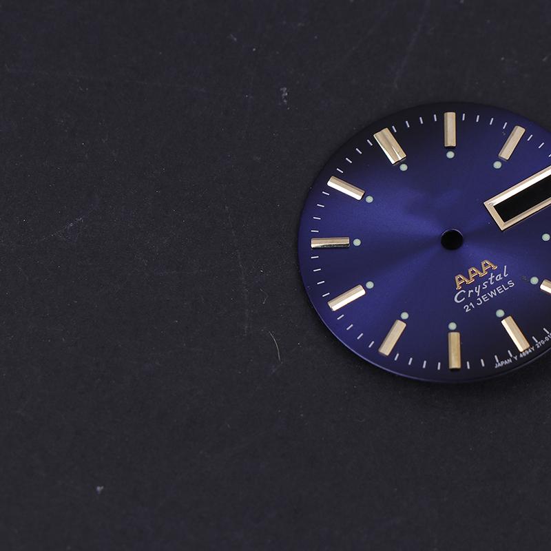 Винтажный циферблат часов Diy Parts 3 A Dual Calendar Literal Мужские часы Аксессуары для механизма 46941/46943