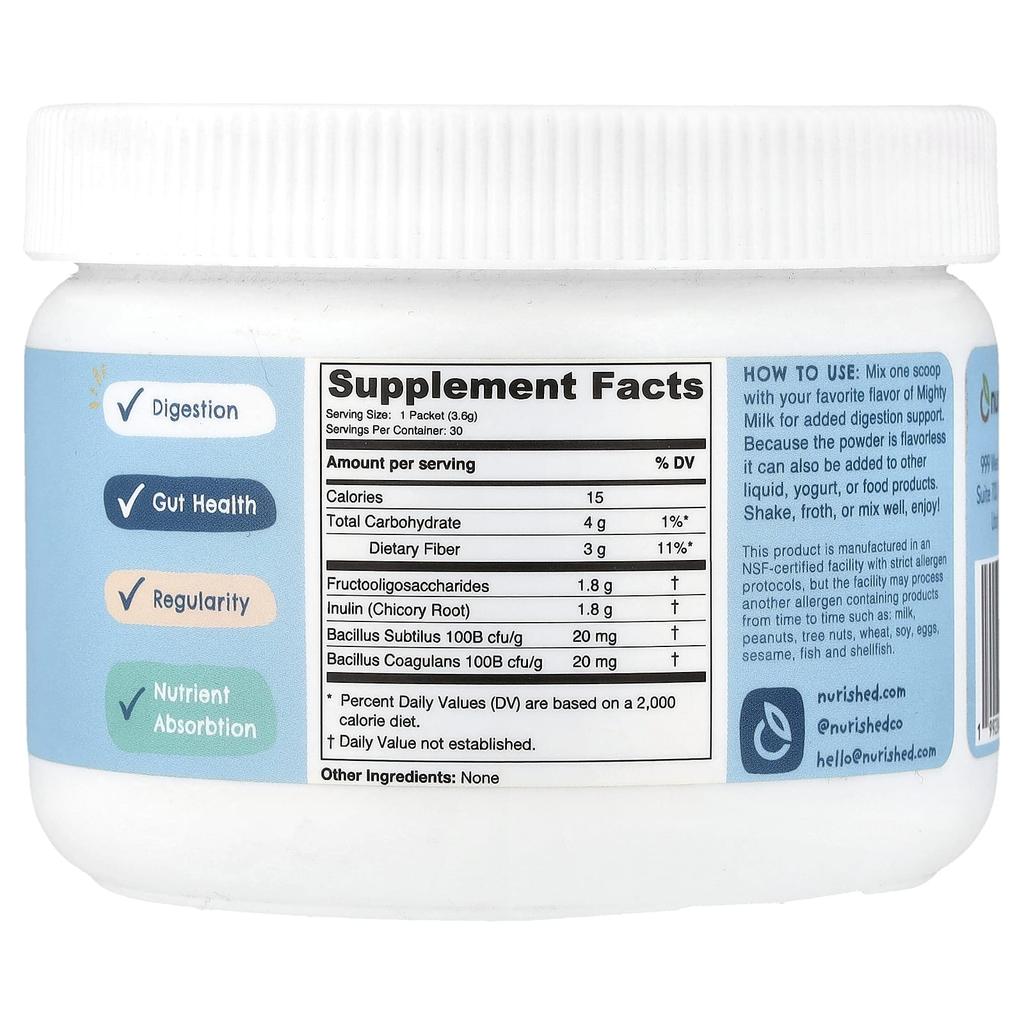 Питательный, Детский, Супер Пуф, Без вкуса, 108г (3,8 унции)