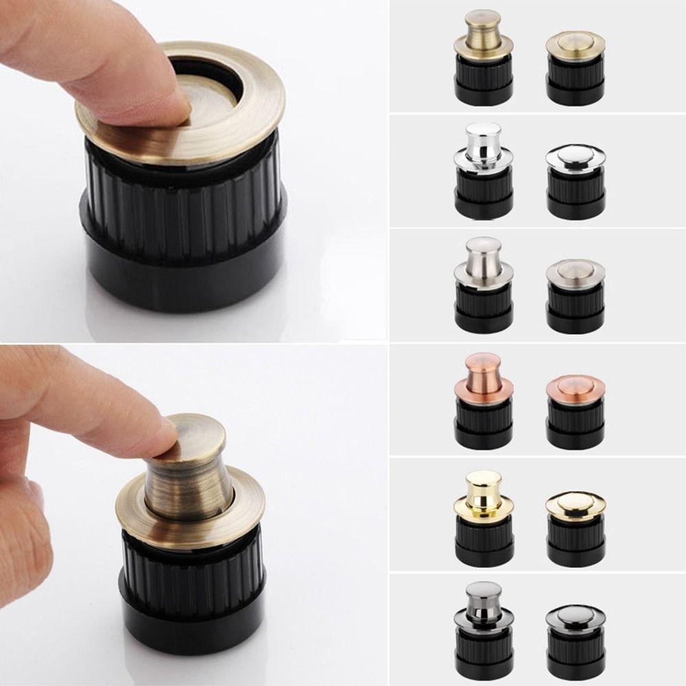Embedded Bounce Handle Invisible Tatami Handle New Telescopic Spring Knobs  Cabinet Door