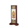 Oda Kobo Standing Hanging Scroll for Buddhist Altars, Modern Hanging Scroll Stand, 20cm Tall (Shingon Sect, Walnut Color)