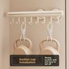 Space Saving Sliding Wardrobe Hooks Removable Adjustable Pull-Out Clothes Hanger No-Drill Moisture-proof Vest Hook