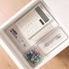 S/M/L/XL/XXL Настольный ящик для хранения Прозрачный органайзер для косметики Коробки Прочный органайзер для хранения
