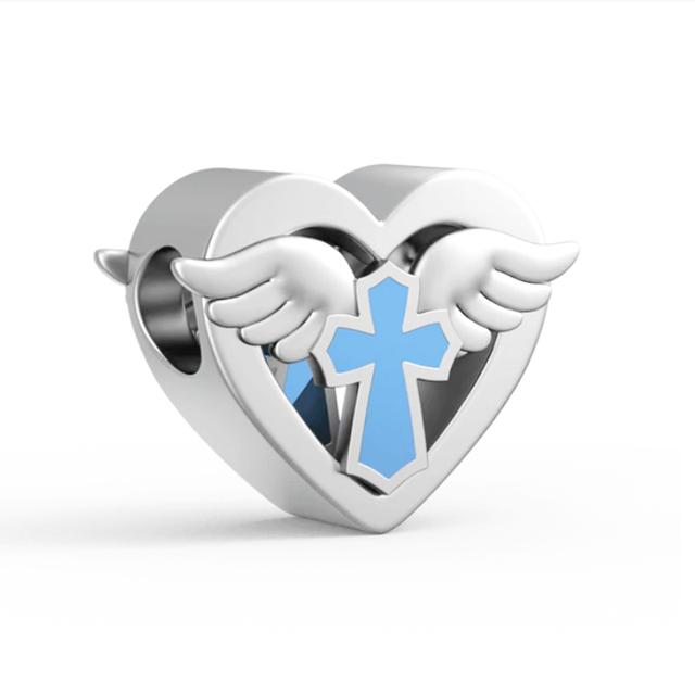 Европейская медная подвеска-шарм с жестом любви, подходит для оригинального браслета, ювелирное изделие, сверкающий крест, лошадь, ангел, свисающая бусина