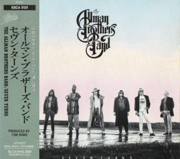CD ALLMAN BROTHERS BAND Seven Turns ESCA5131 EPIC 2021 Япония ObiRock Б/у