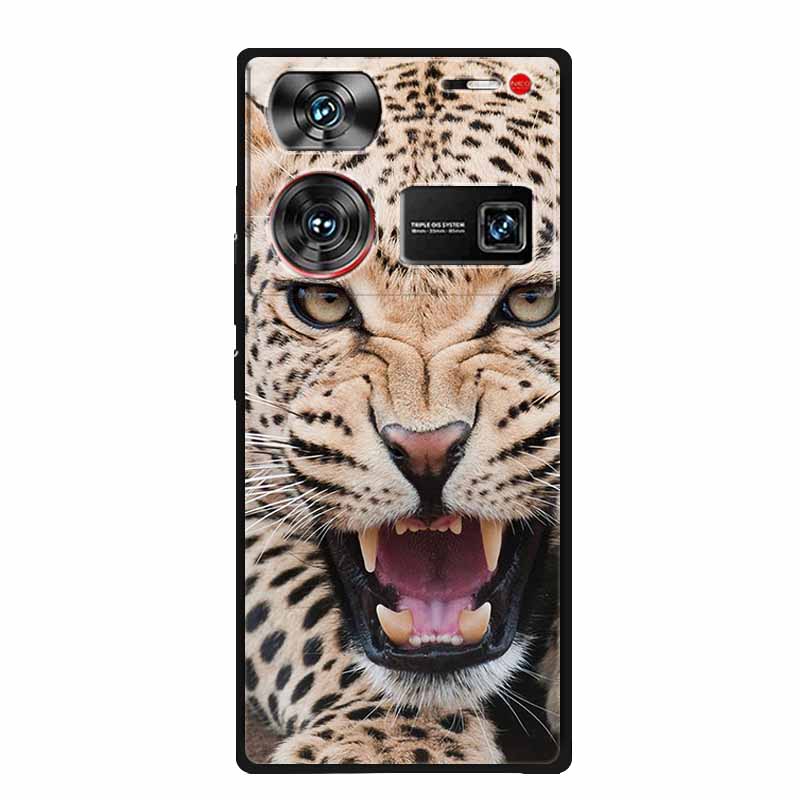 Чехол для ZTE nubia Z60 Ultra Животные Мягкий Силикон ТПУ Чехол для Телефона Для ZTE Nubia Z60Ultra 5G Защитный Крутой Волк Coque
