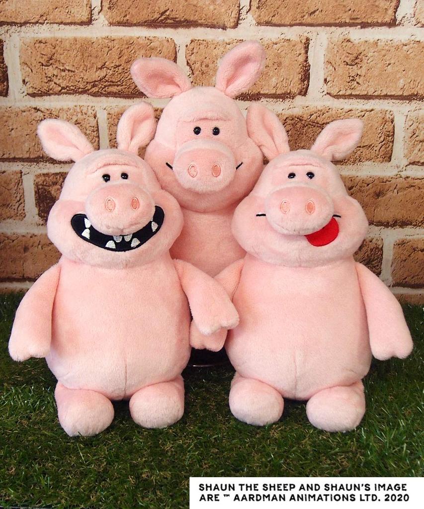 Niki Shaun the Sheep Мягкая игрушка Mischievous Pig Classic 25 см Shaun the Sheep Gift Pig Pig Mischievous Pig Present Gift Gift Shaun Clay Animation