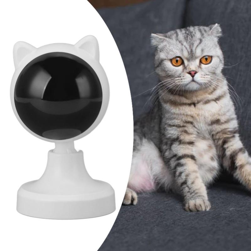 USB Motion Activated Cat Toy Automatic Interactive Cat Toys For Indoor Cats Dogs Fast Slow Mode 1200mAh Battery