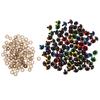 100 Pieces 8-20 Mm Mixed Color Plastic Safety Eyes with Washers for Teddy Bear Doll Making