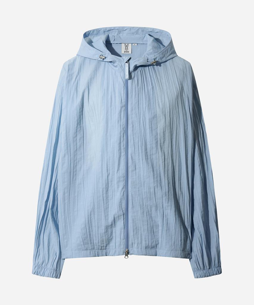 Dod Genkle Pleated Hooded Jacket (L.Skyblue)