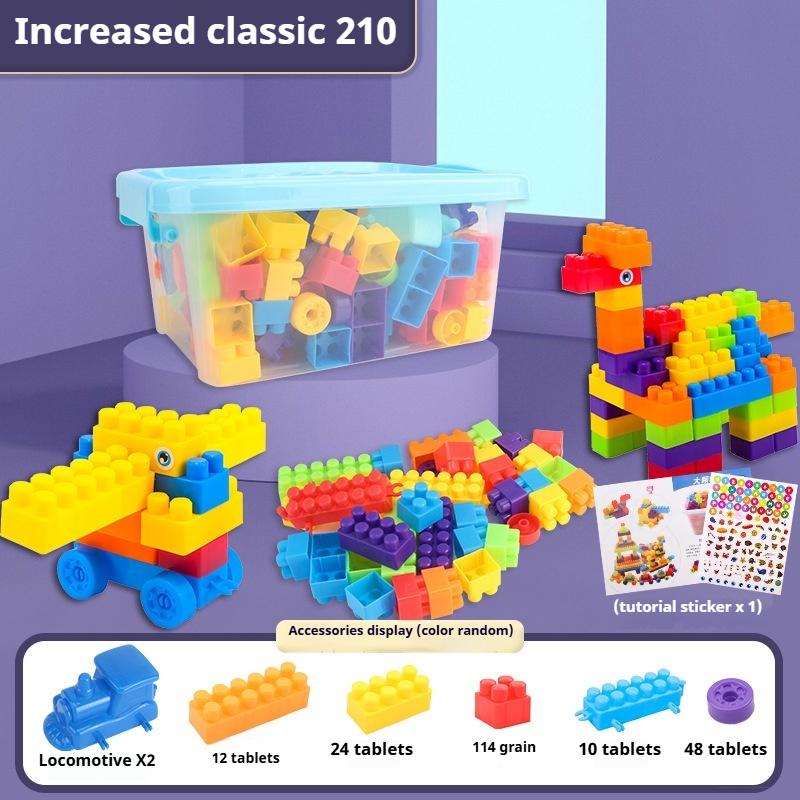Children's Building Block Toys for Intellectual Development, Brain-stimulating Multifunctional Large-particle Boy and Girl Baby Puzzle Toys
