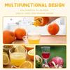 Manual Juicer with Built-in Filters Orange Squeeze Juicer Portable Lemon Squeezer Hand Juicer for Limes Citrus