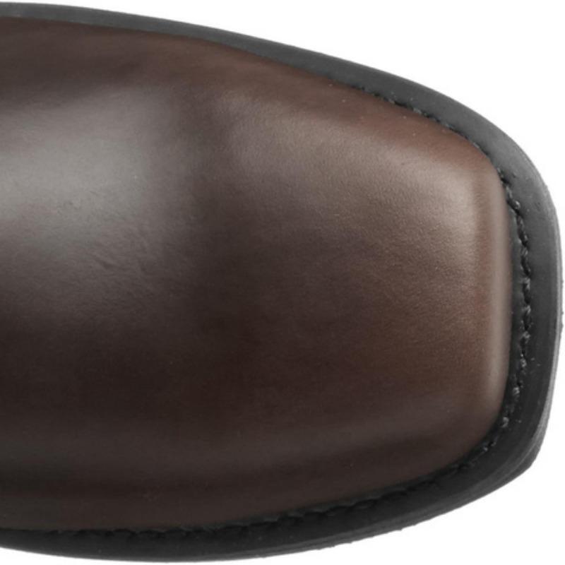 Men's Retro Cowboy Faux Leather Boots British Style Buckle Mid Calf Boots Square Toe Knight Boots Mid Heels Ankle Boots Outdoor Riding Boots