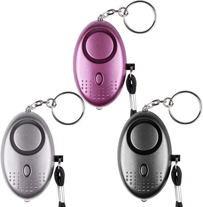Alarme personnelle - HAUTSTORE - 130 dB - Lampe de poche LED intégrée - Avertisseur sonore - Sans fil