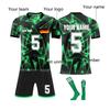 Personalised Shirts Kit Mens Girls With Name Number Custom Football Jerseys For Boys Training Suit
