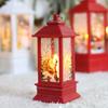 Outdoor Christmas Lantern Battery Operated Lighted Small Wind Lamp Deer / Snowman / Angel / Santa Claus Christmas Decorations