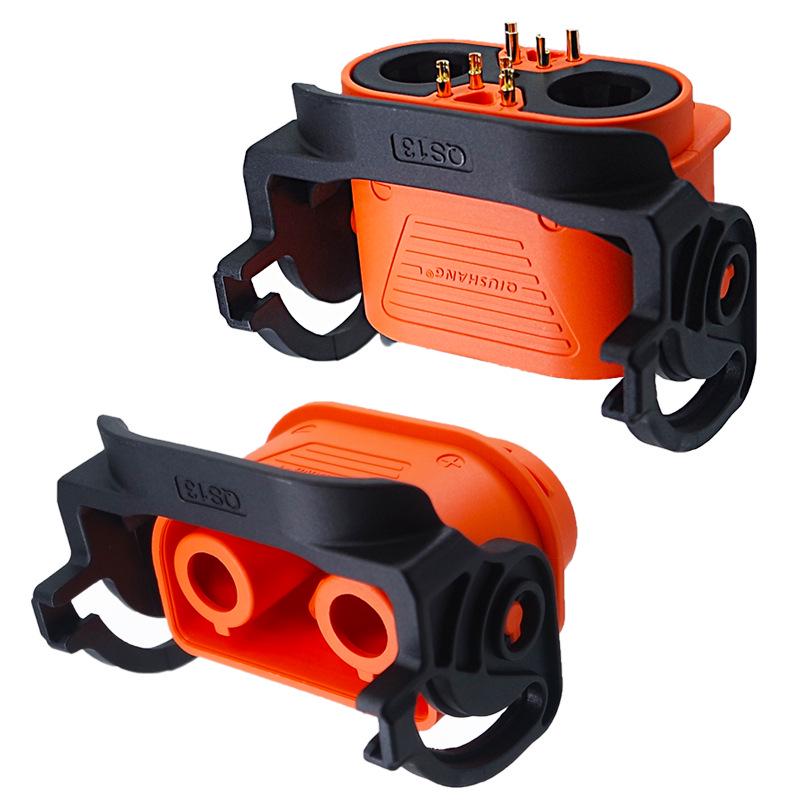 QS13 High-Current 300A Connector for Energy Storage: 2+8 Pin Male-Female Plug for Drones