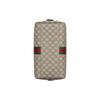 Gucci Сумка Boston Ophidia GG Supreme Бежево-коричневая кожа Золотая фурнитура Double G Дорожная сумка-даффл для женщин Ежедневная поездка 772065-96IWG-8745