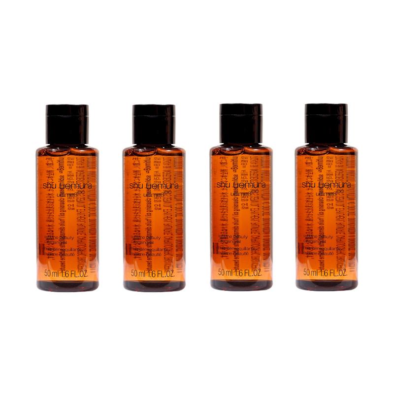 Shu Uemura Дорожный размер/размер для знакомства, пробник очищающего масла Amber, очищение с контролем жирности, очищение, портативный пробник, подарок на день рождения 50 мл*4