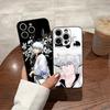 Чехол для телефона с персонажами аниме Гинтама для iPhone 16 Pro Max 14 12 15 Plus 17 Pro Max 13 Pro 11 Xr X Xs 8 7 Plus Задняя крышка