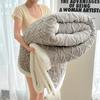 Velvet Taffeta Double-Layer Fleece Winter Blanket Quilt Cover for Office Nap