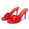 Summer Fashion High Heels Sandals Women Party Shoes Office Lady Open Toe Brand Ladies Thin Heels 9cm Black Red Beige