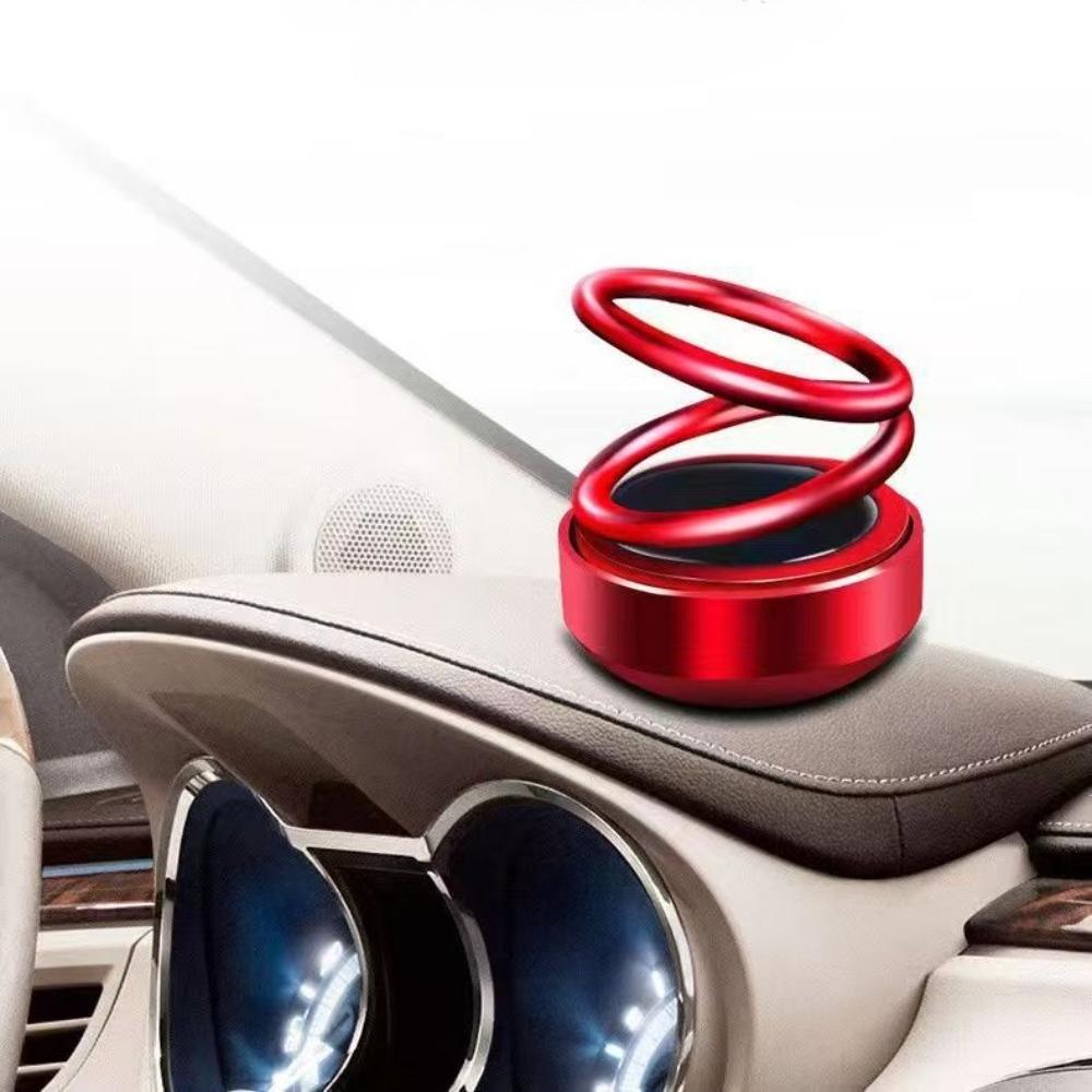 Портативный кинетический молекулярный мини-обогреватель, размораживатель лобового стекла, зимний, полезный для здоровья, ароматный, на солнечной энергии, с двойным кольцом, подвесное украшение