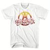 Aerosmith Sunrise Logo Men's T-Shirt 100% Cotton, Casual & Comfy, Perfect Gift for Rock Fans Men's T-Shirt Black Cotton Tee