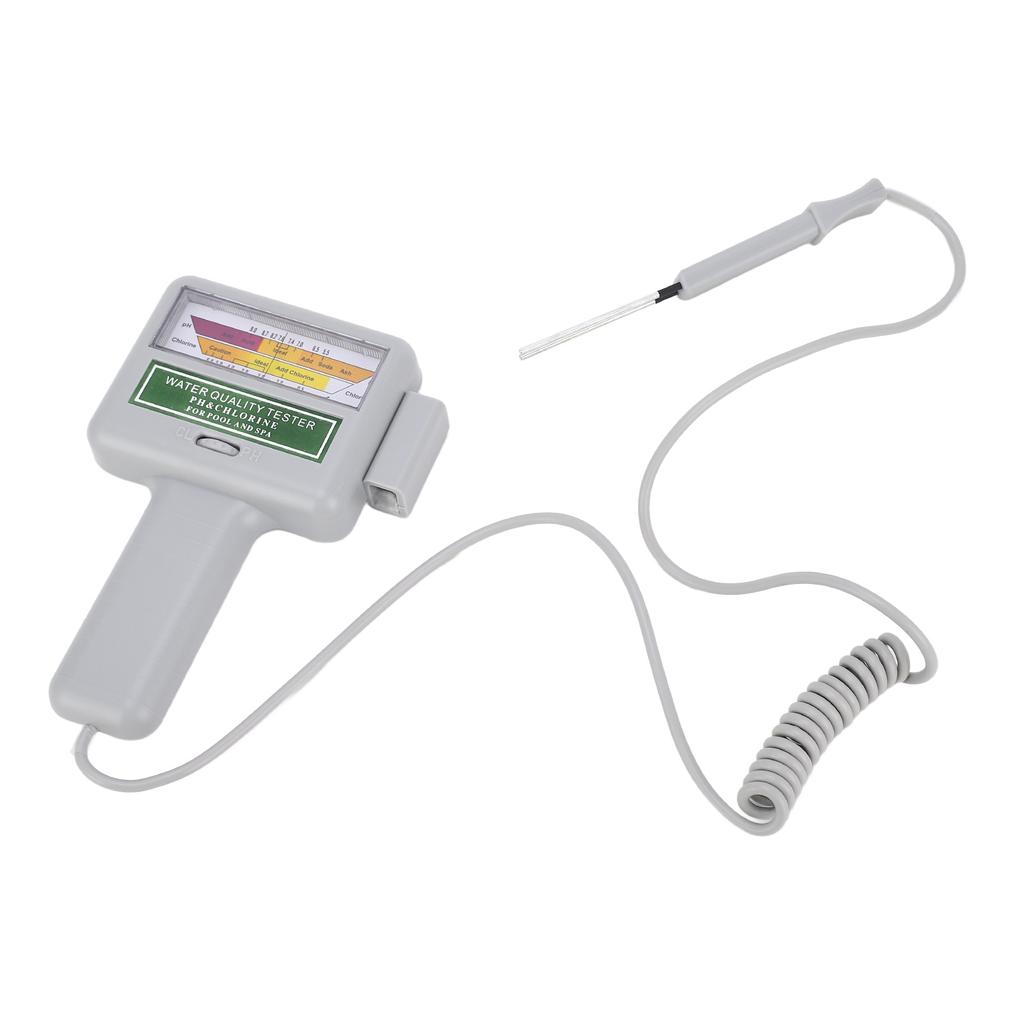Портативный тестер pH, измеритель хлора, монитор качества воды для бассейна, спа, проверка