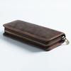Genuine Leather Pencil Bag Multi-functional Pen Protective Cover  Office School Supplies