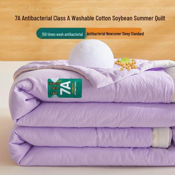 7A Антибактериальное Стираемое Летнее Хлопковое Одеяло - Машинная Стирка, Качество для Мамы и Малыша
