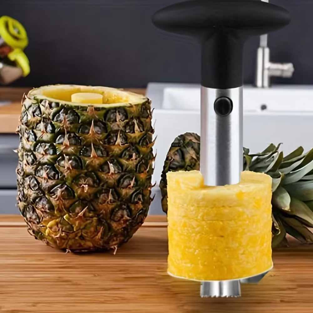 1Pcs Stainless Steel Pineapple Peeler Pineapple Corer Slicer Fruit Cutter Slicer Peeler Accessories Kitchen Gadget Tool